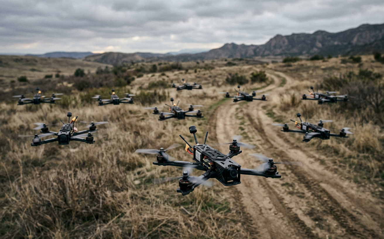 Swarm Opt. FPV in operation